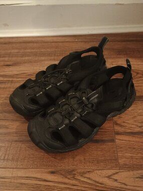 Bearpaw Men's Fisherman Sandals 8M Black